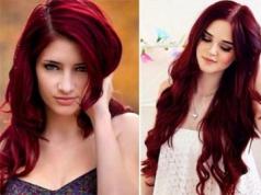 Как красить волосы в красный цвет